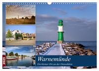 Urlaub in Warnemünde (Wandkalender 2025 DIN A3 quer), CALVENDO Monatskalender