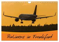 Airliners in Frankfurt (Wandkalender 2025 DIN A4 quer), CALVENDO Monatskalender