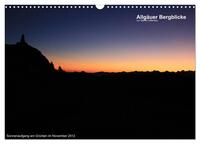 Allgäuer Bergblicke (Wandkalender 2025 DIN A3 quer), CALVENDO Monatskalender
