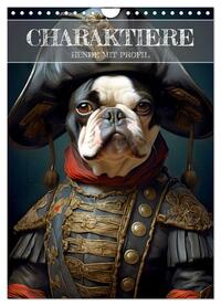 CHARAKTIERE Hunde mit Profil (Wandkalender 2025 DIN A4 hoch), CALVENDO Monatskalender