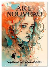 Art Nouveau - Galerie der Schönheiten (Wandkalender 2025 DIN A2 hoch), CALVENDO Monatskalender