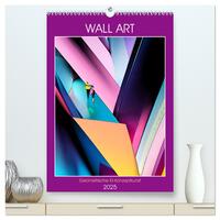 WALL ART Geometrische Konzeptkunst (hochwertiger Premium Wandkalender 2025 DIN A2 hoch), Kunstdruck in Hochglanz