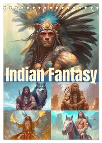 Indian Fantasy (Tischkalender 2025 DIN A5 hoch), CALVENDO Monatskalender