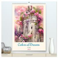 Colors of Dreams - AI-ART (hochwertiger Premium Wandkalender 2025 DIN A2 hoch), Kunstdruck in Hochglanz