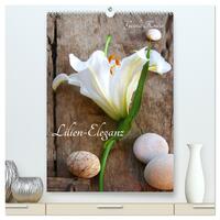 Lilien-Eleganz (hochwertiger Premium Wandkalender 2025 DIN A2 hoch), Kunstdruck in Hochglanz