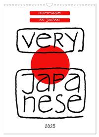 Very Japanese - Hommage an Japan (Wandkalender 2025 DIN A3 hoch), CALVENDO Monatskalender