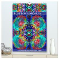 Blossom Mandalas by VogtArt (hochwertiger Premium Wandkalender 2025 DIN A2 hoch), Kunstdruck in Hochglanz