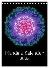 Mandala-Kalender 2025 (Tischkalender 2025 DIN A5 hoch), CALVENDO Monatskalender