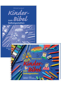 Kinder-Bibel zum Selbstgestalten mit Begleitheft - Cover