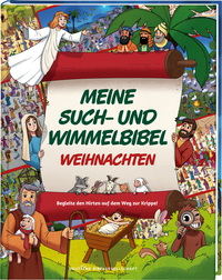 Cover-Abbildung für Meine Such- und Wimmelbibel – Weihnachten (Hardcover) (99999---978-3-438-04779-3)
