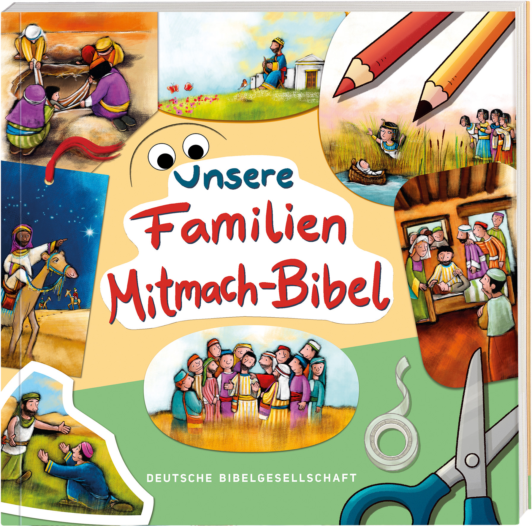 Cover-Abbildung für Unsere Familien-Mitmach-Bibel (Hardcover) (99999---978-3-438-04790-8)