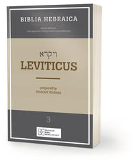 Biblia Hebraica Quinta (BHQ) 3 - Leviticus