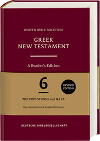 Cover-Abbildung für Greek New Testament GNT6. A Reader's Edition (Hardcover) (99999---978-3-438-05311-4)