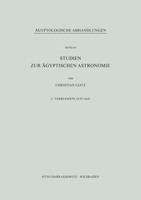 Studien zur ägyptischen Astronomie