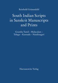 South Indian Scripts in Sanskrit Manuscripts and Prints