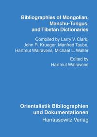 Bibliographies of Mongolian, Manchu-Tungus, and Tibetan Dictionaries