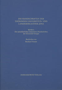 Die Handschriften der Thüringer Universitäts- und Landesbibliothek Jena, Band II