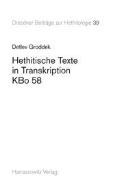 Hethitische Texte in Transkription KBo 58