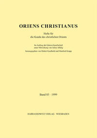 Oriens Christianus 83 (1999)