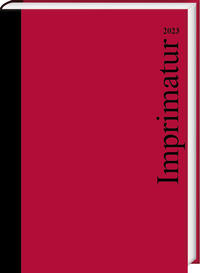 Imprimatur 28 (2023). Ein Jahrbuch für Bücherfreunde