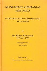 Die Kölner Weltchronik 1273/88-1376