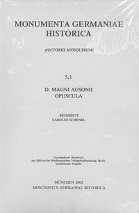 D. Magni Ausonii Opuscula