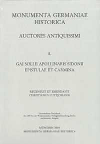 Gai Solii Apollinaris Sidonii Epistulae et carmina