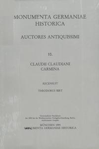 Claudii Claudiani Carmina