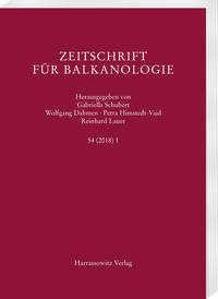 Zeitschrift für Balkanologie 54 (2018) 1
