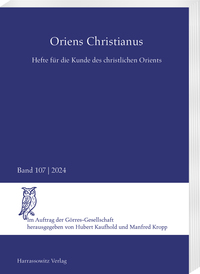 Cover-Abbildung für Oriens Christianus 107 (2024) (Softcover/Paperback) (99999---978-3-447-18395-6)