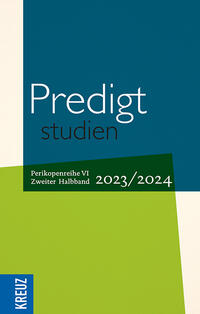 Predigtstudien 2023/2024 - 2. Halbband - Cover