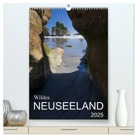 Wildes Neuseeland (hochwertiger Premium Wandkalender 2025 DIN A2 hoch), Kunstdruck in Hochglanz