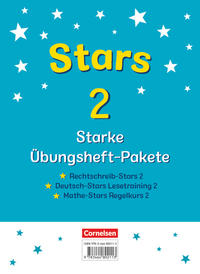 STARS - starke Übungshefte - Übungsheftpakete Deutsch und Mathematik - 2. Schuljahr