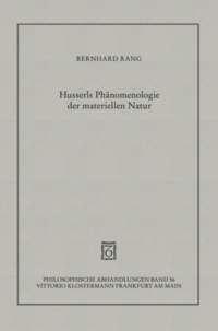 Husserls Phänomenologie der materiellen Natur