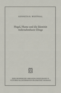 Hegel, Hume und die Identität wahrnehmbarer Dinge
