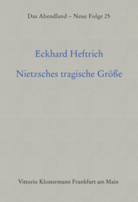 Nietzsches tragische Grösse