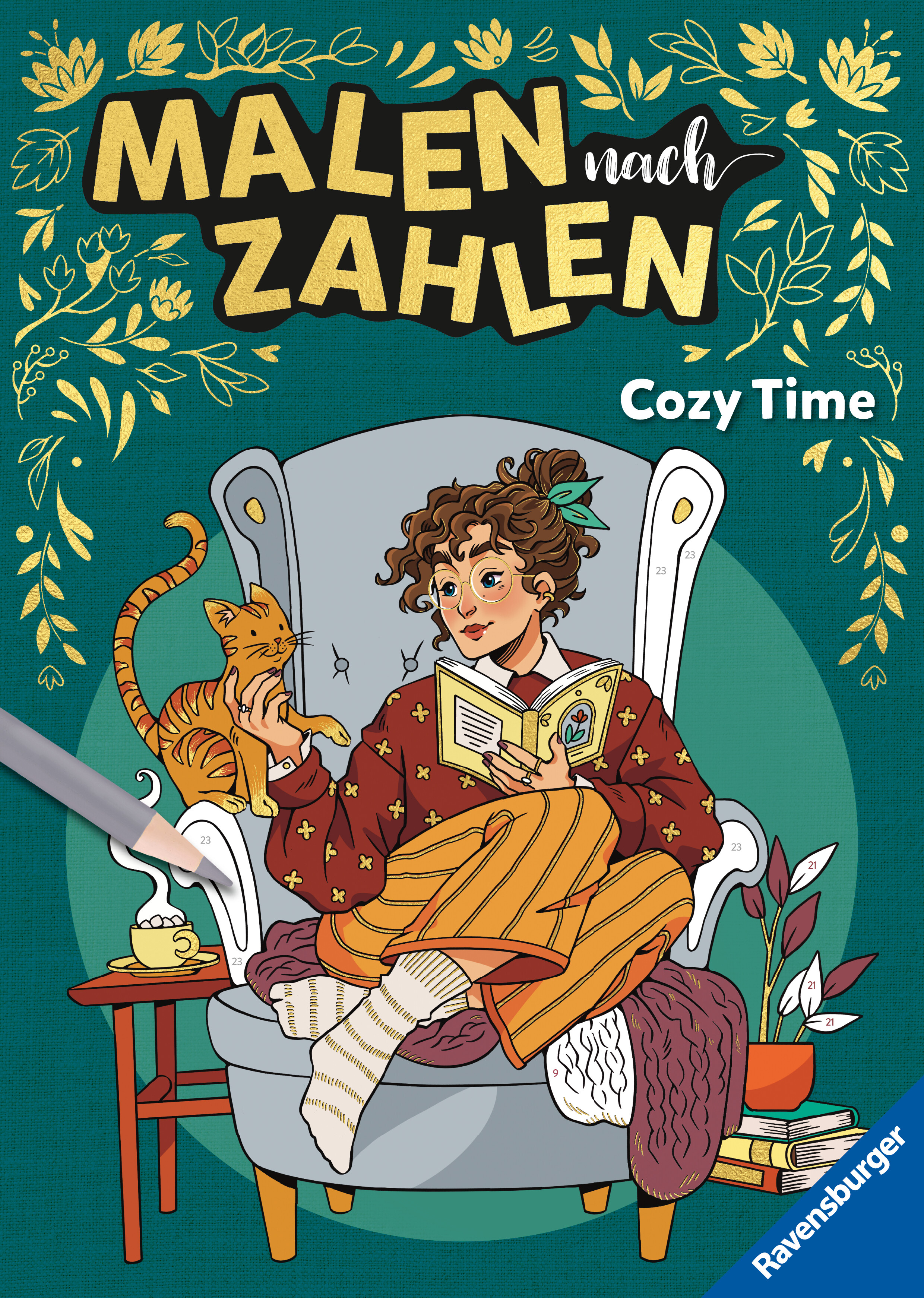 Cover-Abbildung für Malen nach Zahlen - Cozy Time (Softcover/Paperback) (99999---978-3-473-48855-1)