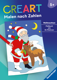 Cover-Abbildung für CreArt Malen nach Zahlen - Weihnachten (Softcover/Paperback) (99999---978-3-473-48864-3)