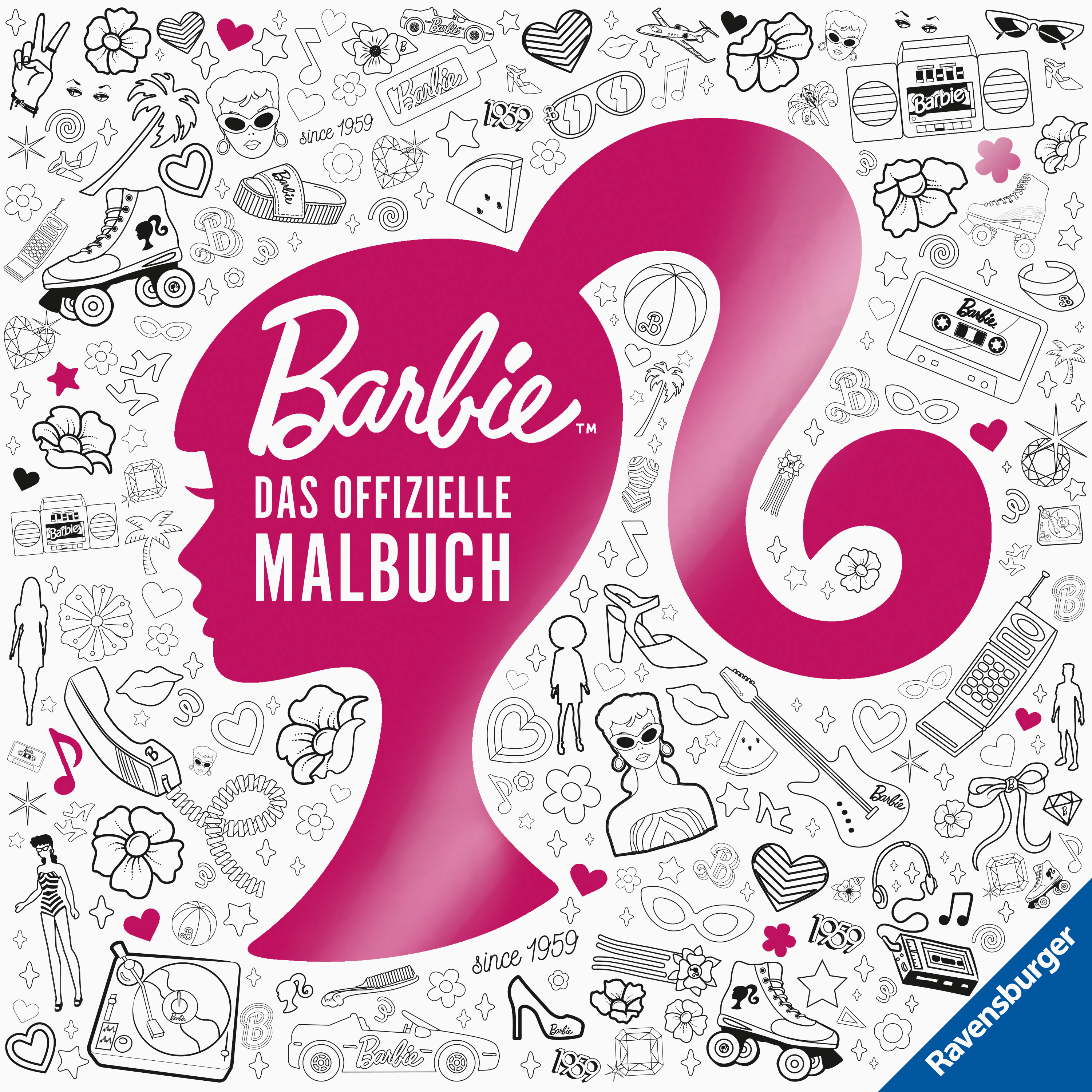 Cover-Abbildung für Barbie: Das offizielle Malbuch (Softcover/Paperback) (99999---978-3-473-49848-2)
