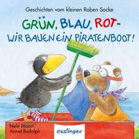 Der kleine Rabe Socke: Grün, Blau, Rot – Wir bauen ein Piratenboot! – Mini-Ausgabe