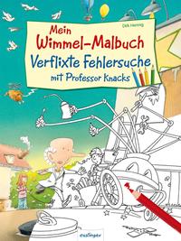 Mein Wimmel-Malbuch – Verflixte Fehlersuche mit Professor Knacks, VE 5 Expl.
