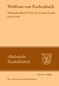 Wolfram von Eschenbach. H.5