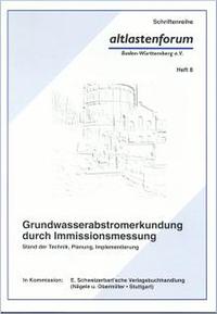 Grundwasserabstromerkundung durch Immissionsmessung