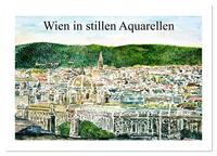 Cover-Abbildung für Wien in stillen Aquarellen (Tischkalender 2026 DIN A5 quer), CALVENDO Monatskalender (99999---978-3-516-63929-2)