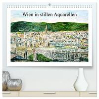 Cover-Abbildung für Wien in stillen Aquarellen (hochwertiger Premium Wandkalender 2026 DIN A2 quer), Kunstdruck in Hochglanz (99999---978-3-516-63933-9)