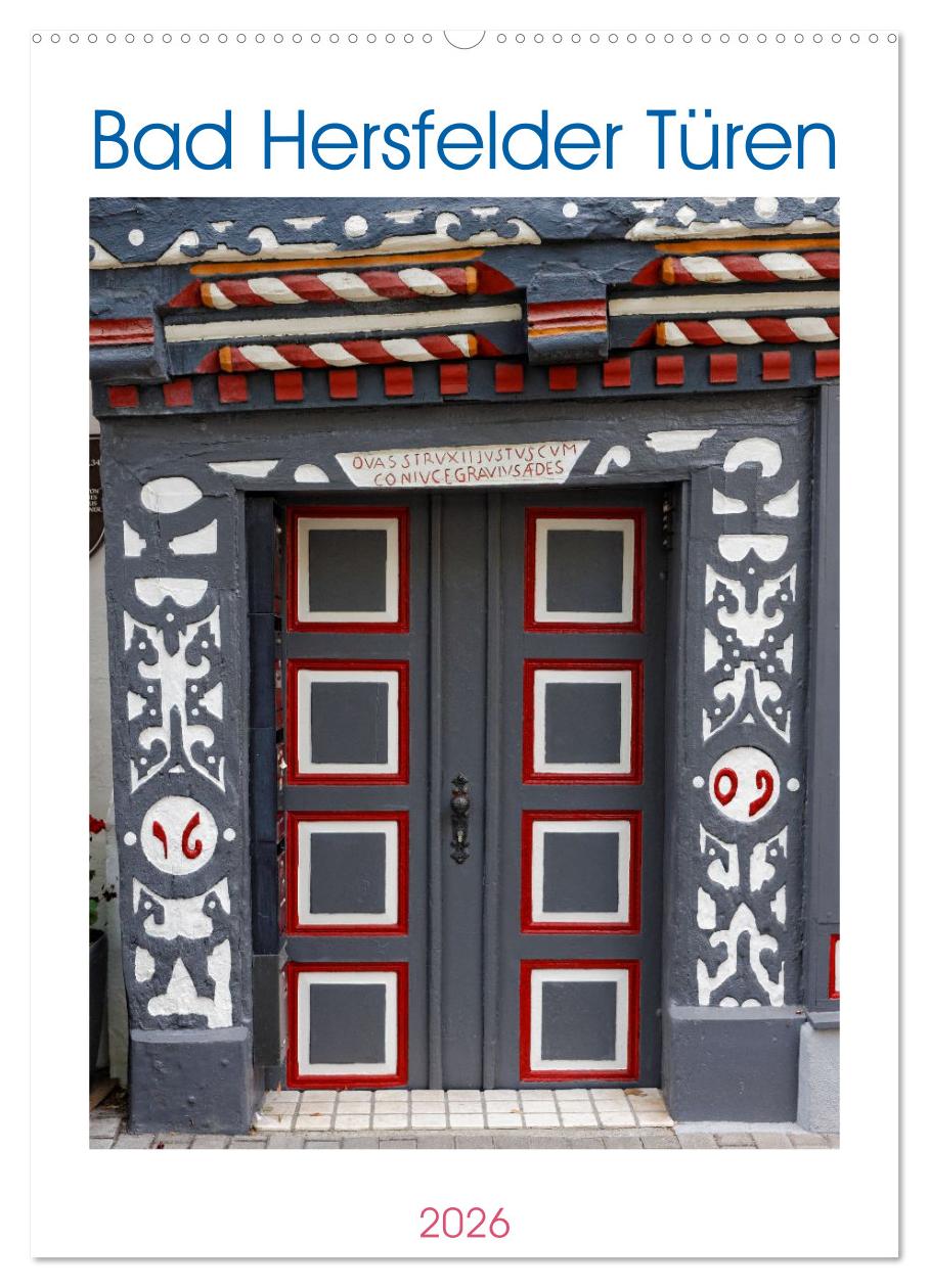 Cover-Abbildung für Bad Hersfelder Türen (Wandkalender 2026 DIN A2 hoch), CALVENDO Monatskalender (99999---978-3-516-69101-6)