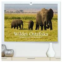 Cover-Abbildung für Wildes Ostafrika - Tansania und Kenia hautnah (hochwertiger Premium Wandkalender 2026 DIN A2 quer), Kunstdruck in Hochglanz (99999---978-3-516-69864...