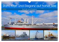 Cover-Abbildung für Stahl, Kraft und Eleganz auf hoher See (Wandkalender 2026 DIN A3 quer), CALVENDO Monatskalender (99999---978-3-516-70797-7)