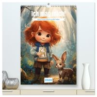 Cover-Abbildung für Ich mag mich! Kleine Zaubersätze für große Helden (hochwertiger Premium Wandkalender 2026 DIN A2 hoch), Kunstdruck in Hochglanz (99999---978-3-51...
