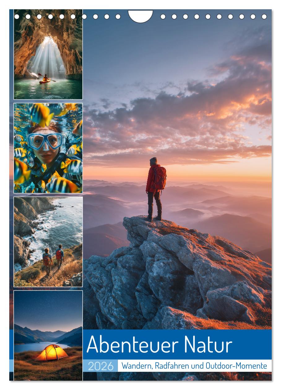 Cover-Abbildung für Abenteuer Natur (Wandkalender 2026 DIN A4 hoch), CALVENDO Monatskalender (99999---978-3-516-71246-9)